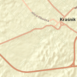 Kraśnik Street Map