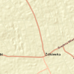 Żółkiewka Street Map