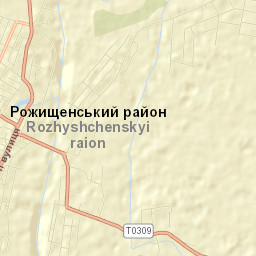 Rozhyshche Street Map