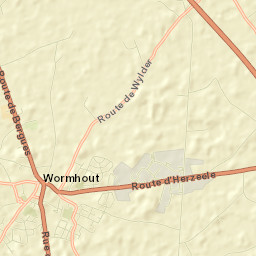 Wormhout Street Map
