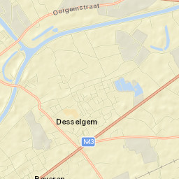 Wielsbeke Street Map