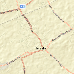 Herzele Street Map