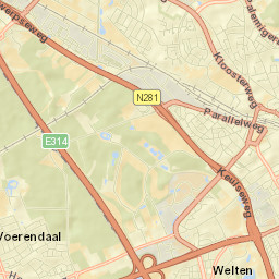 Husken Street Map