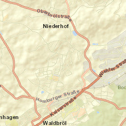 Waldbröl Street Map