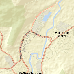 Heringen Street Map