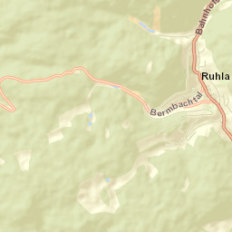 Ruhla Street Map