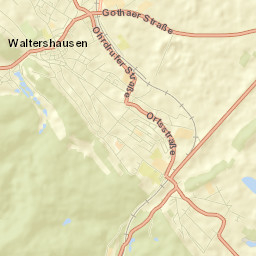 Waltershausen Street Map
