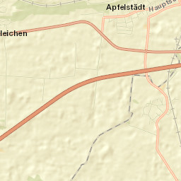 Apfelstädt Street Map