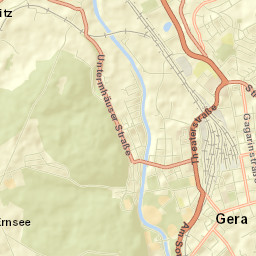 Gera Street Map