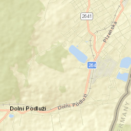 Dolní Podluží Street Map