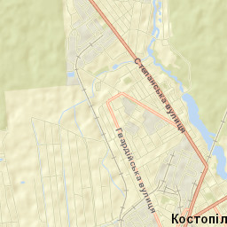 Kostopil’ Street Map