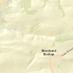 Morchard Bishop Street Map