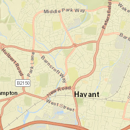 Havant Street Map