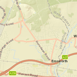 1 Godwin Close, Emsworth, Hampshire Street Map