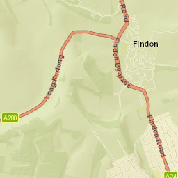 Findon Street Map