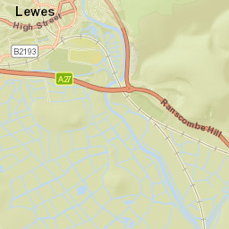 Lewes Street Map