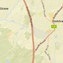 Hailsham Street Map