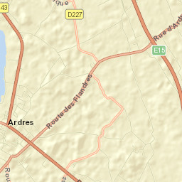 Ardres Street Map