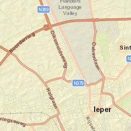 Ieper Street Map