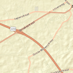 Zonnebeke Street Map