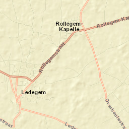 Ledegem Street Map