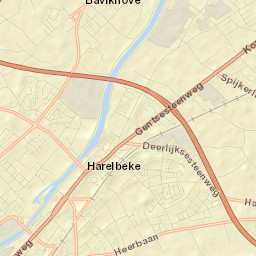 Harelbeke Street Map