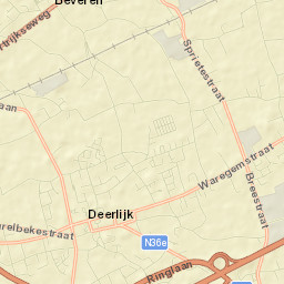 Deerlijk Street Map