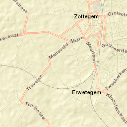 Zottegem Street Map