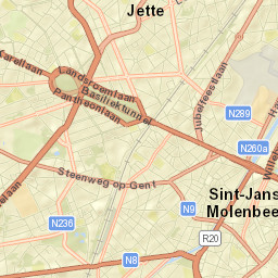 Brussels Street Map