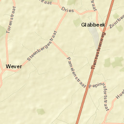 Glabbeek Street Map