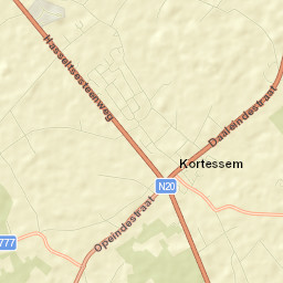 Kortessem Street Map