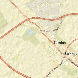 Türnich Street Map