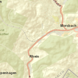 Morsbach Street Map