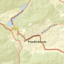 Friedrichroda Street Map