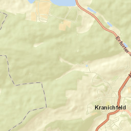 Kranichfeld Street Map