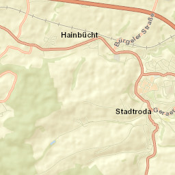 Stadtroda Street Map