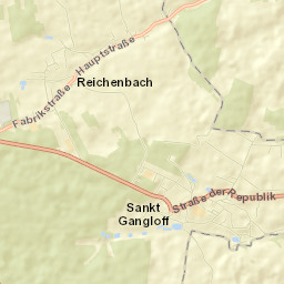 Sankt Gangloff Street Map