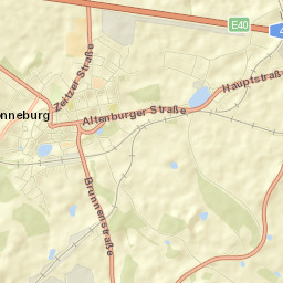 Ronneburg Street Map