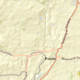 Ponitz Street Map