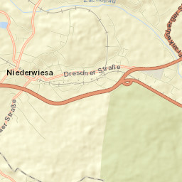 Niederwiesa Street Map