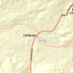 Chřibská Street Map