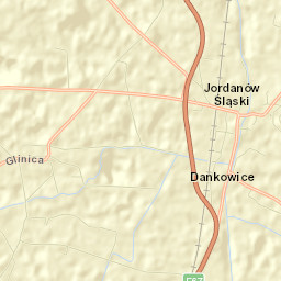 Jordanów Śląski Street Map