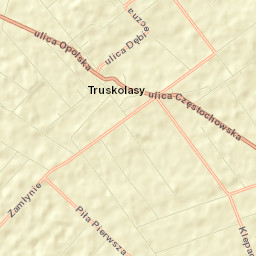 Truskolasy Street Map