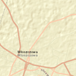 Włoszczowa Street Map