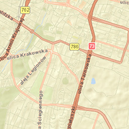 Kielce Street Map