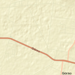 Górno Street Map