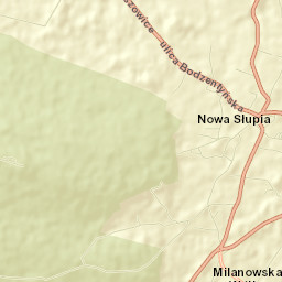 Nowa Słupia Street Map