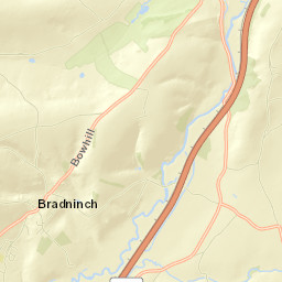Bradninch Street Map