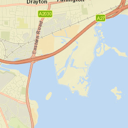 A27, Portsmouth PO6, UK Street Map