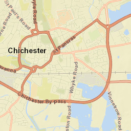 Chichester Street Map